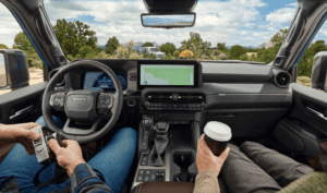  Interior of new 2025 Toyota Land Cruiser for sale near Cypress, TX