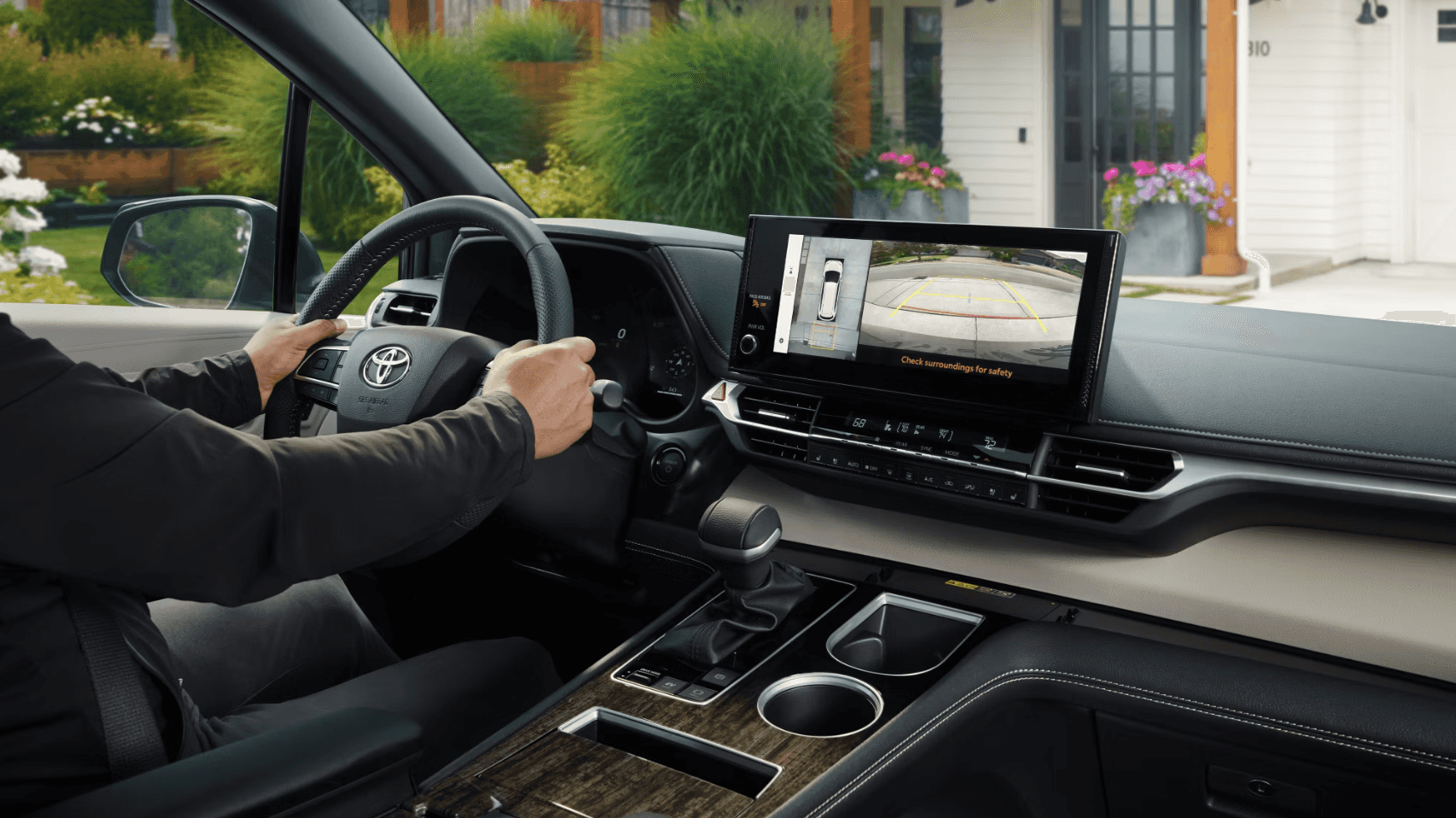 Interior of 2025 Toyota Sienna for sale near The Woodlands, TX