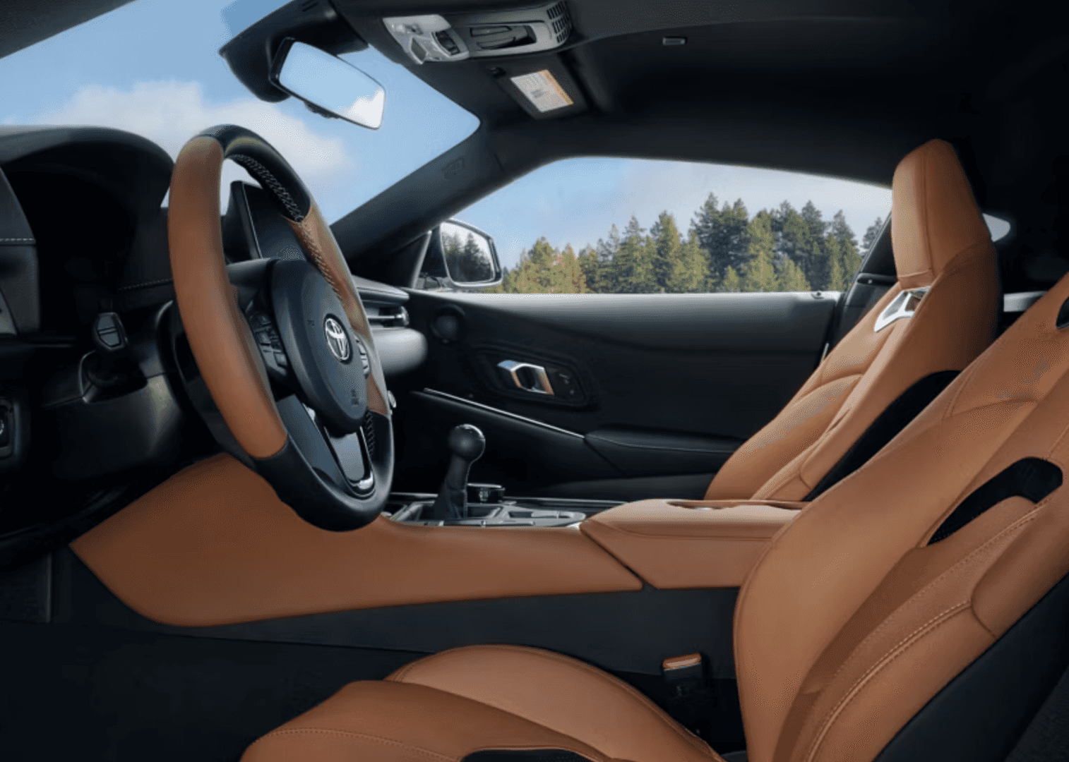 The 2026 GR 3.0 Premium interior shown in Hazelnut-colored leather trim for sale near Tomball, TX