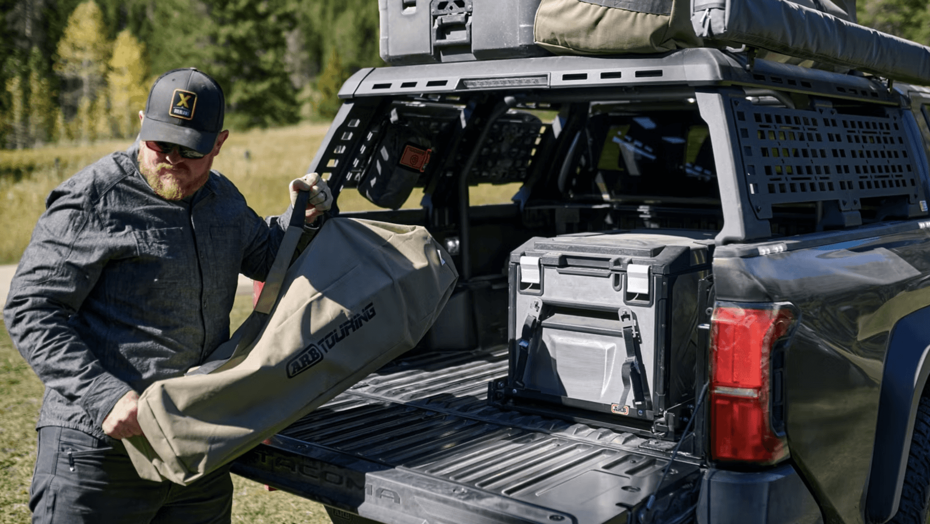 2025 Toyota Tacoma Trailhunter in Bronze Oxide with available ARB® bed rack accessory for sale near Tomball, TX