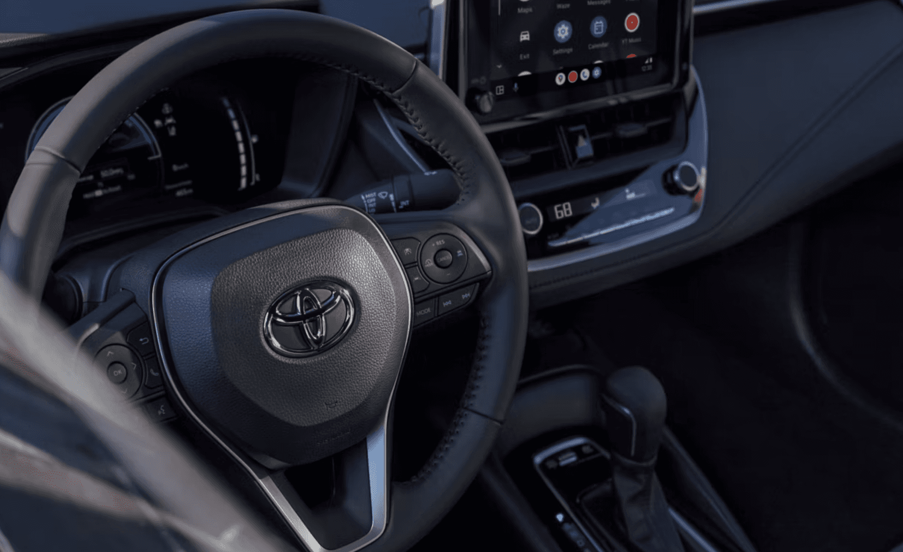 Interior of 2026 Toyota Corolla for sale near Cypress
