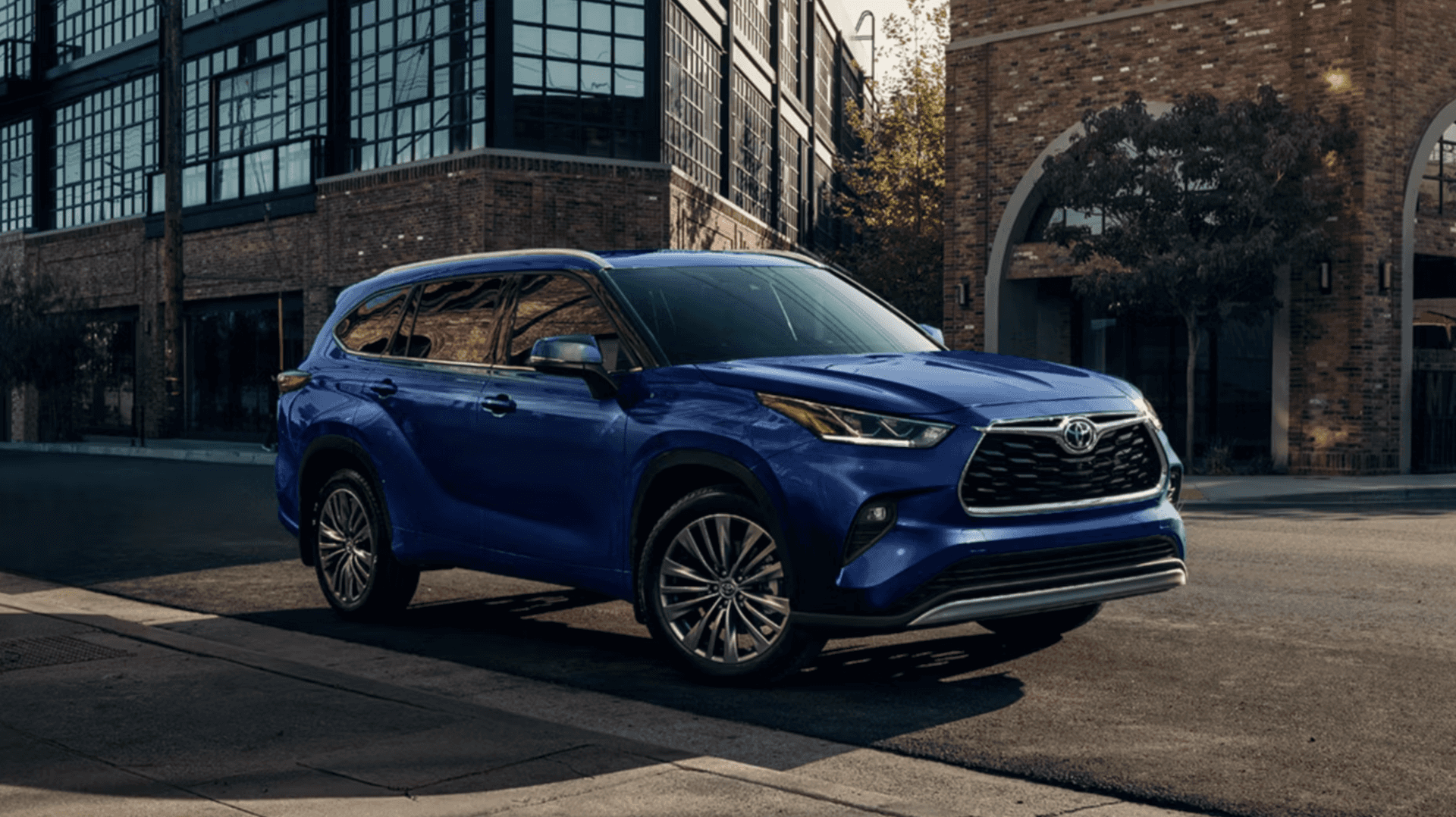 New blue 2026 Toyota Highlander for sale near Tomball, TX