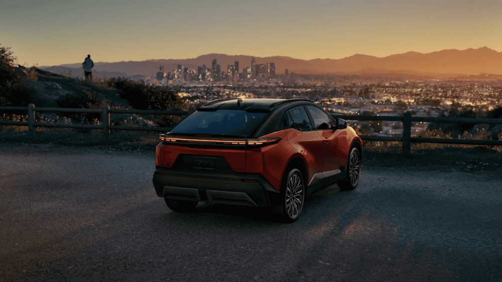 New Toyota C-HR at Sunset Nearby The Woodlands, TX