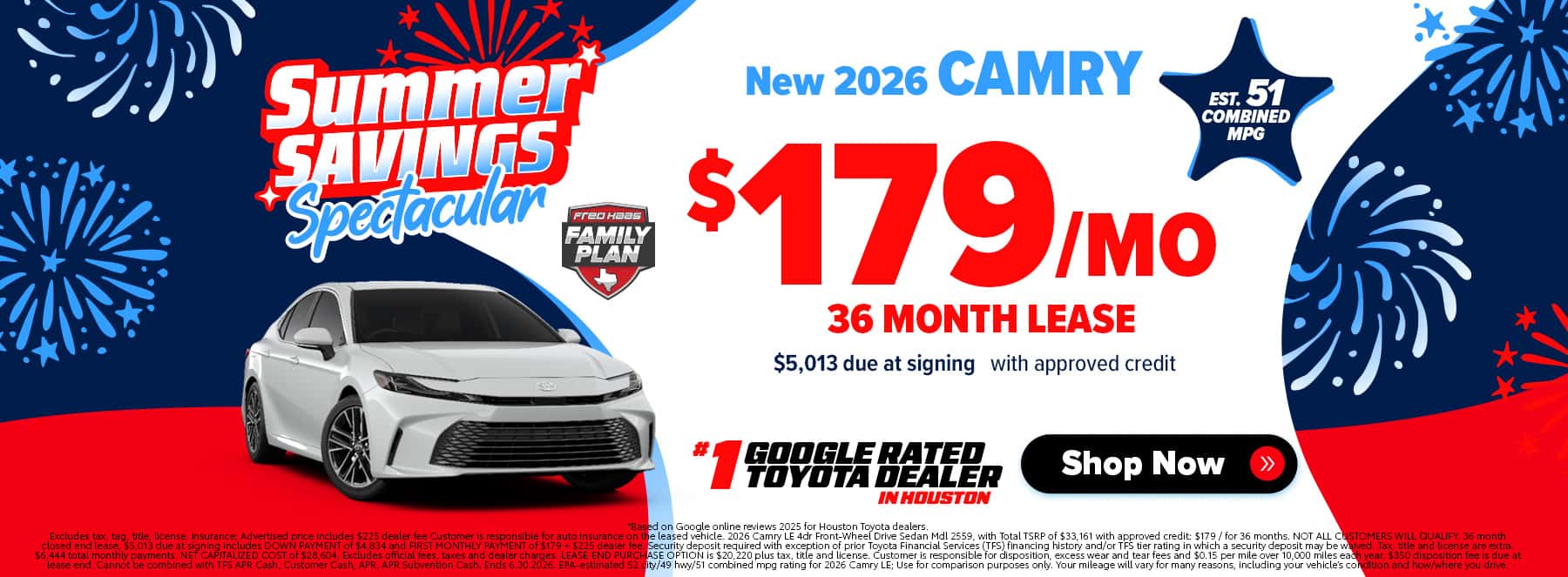 New Camry Deals Near Me in Houston, TX