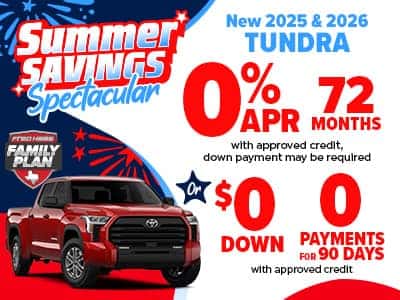 New 2025 & 2026 Tundras