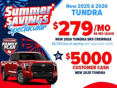 New 2025 & 2026 Tundras