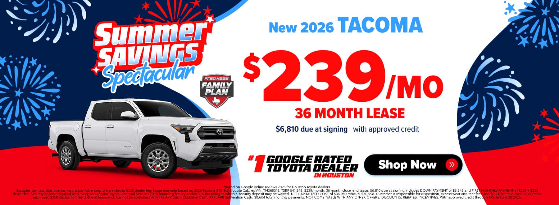 New Tacoma Deals Near Me in Houston, TX