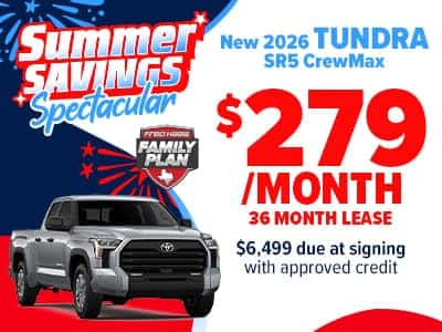 New 2026 Tundra CrewMax