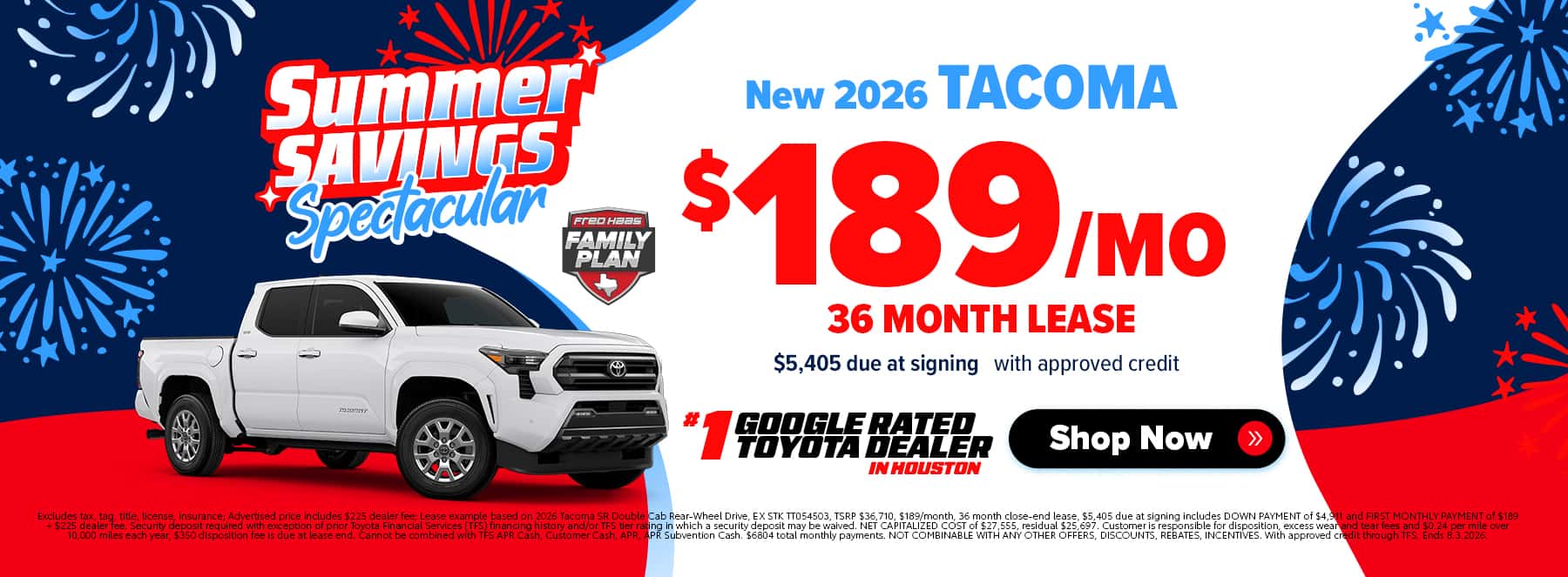 New Tacoma Deals Near Me in Houston, TX