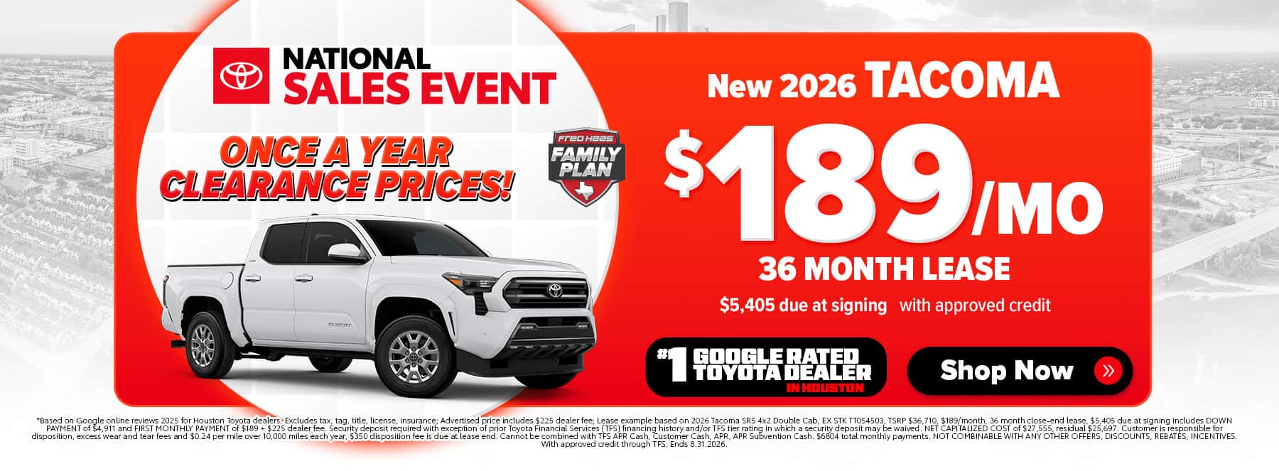 New Tacoma Deals Near Me in Houston, TX