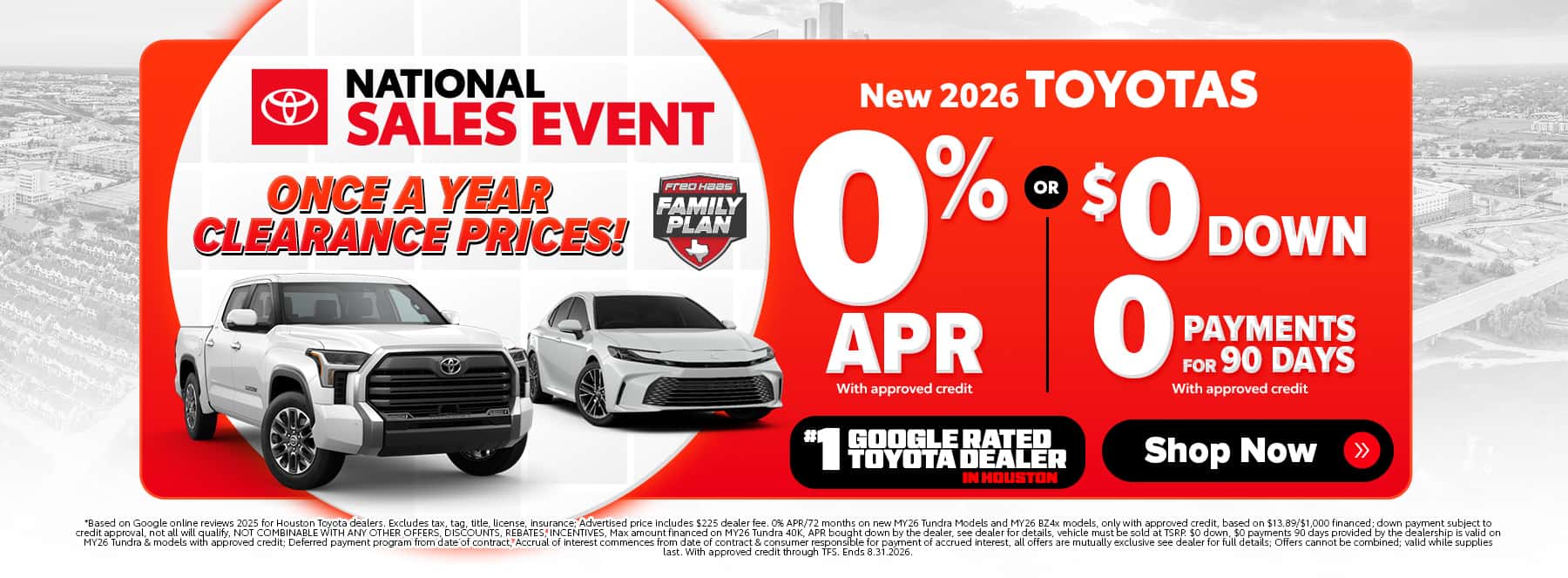 New Toyota Deals Near Me in Houston, TX