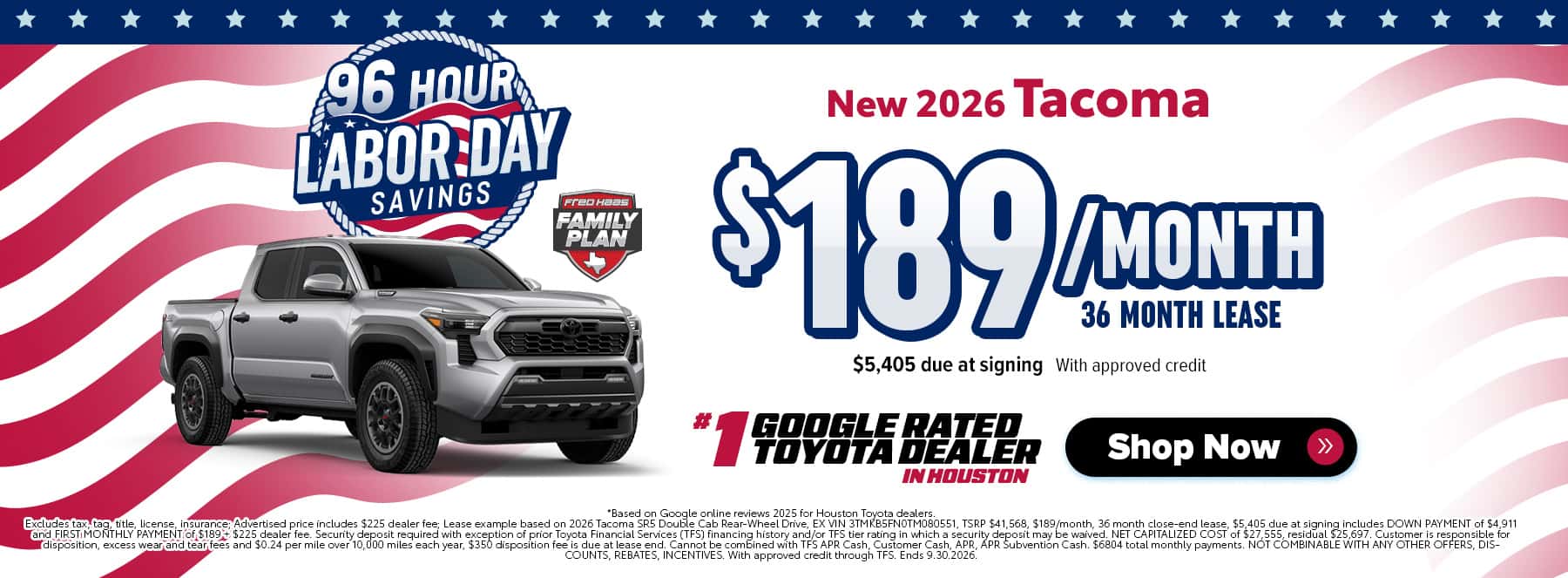 New Tacoma Deals Near Me in Houston, TX