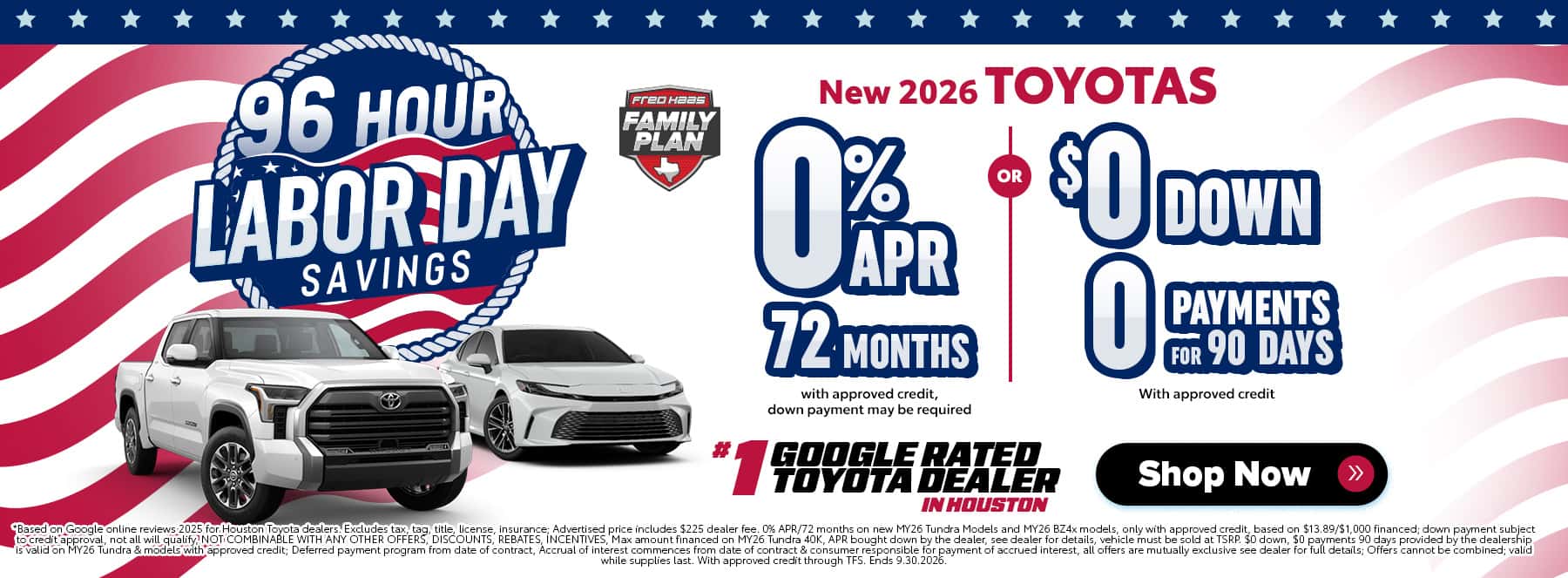 New Toyota Deals Near Me in Houston, TX
