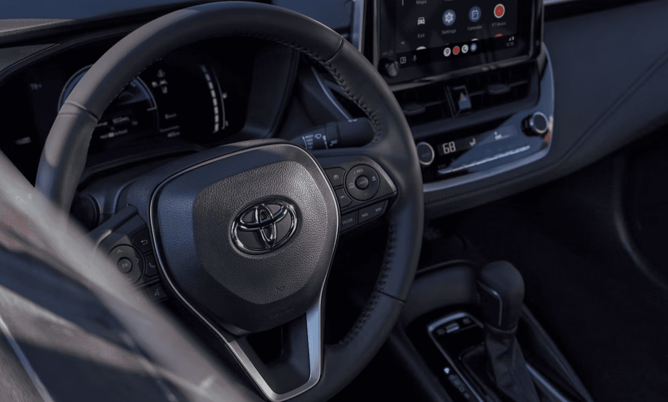 Interior of 2026 Toyota Corolla for sale near Spring, TX