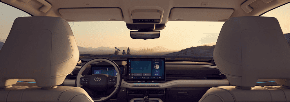 nterior of the 2027 Toyota Highlander near Spring, TX