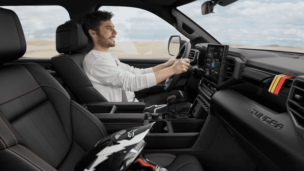 Interior of 2026 Toyota Tundra for sale in Houston, TX