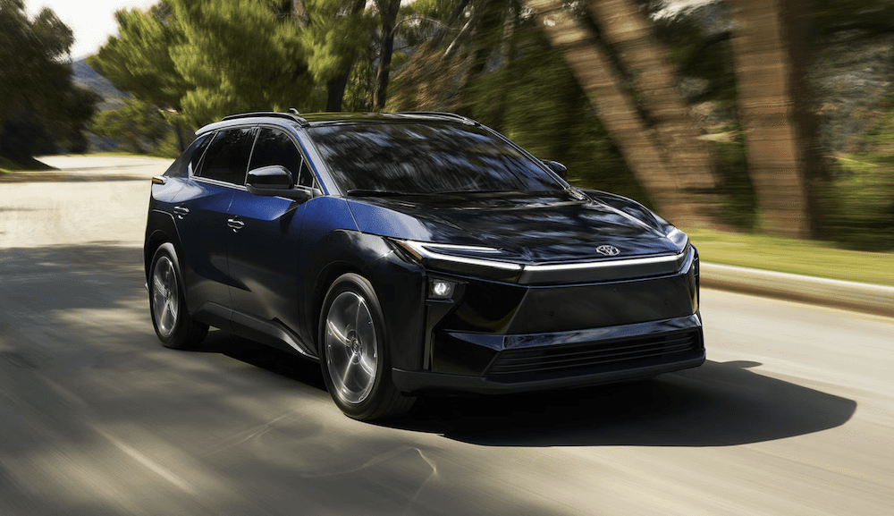 New Blue Toyota bZ for sale in Houston, TX