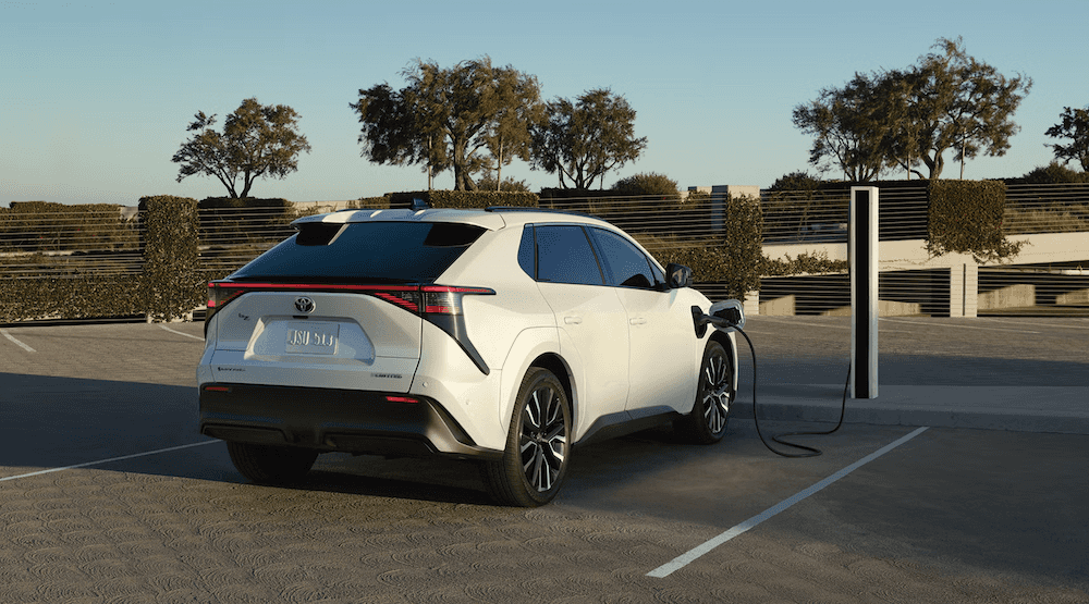 New white Toyota bZ for sale in Houston, TX