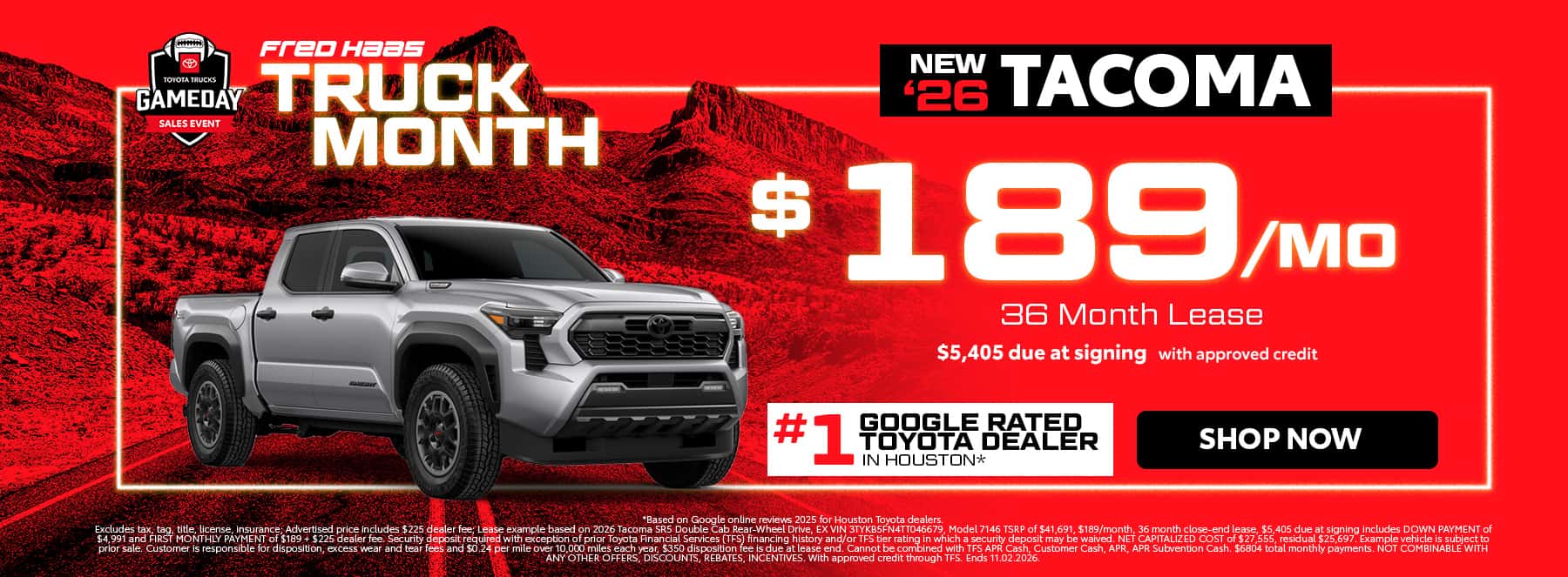 New Tacoma Deals Near Me in Houston, TX