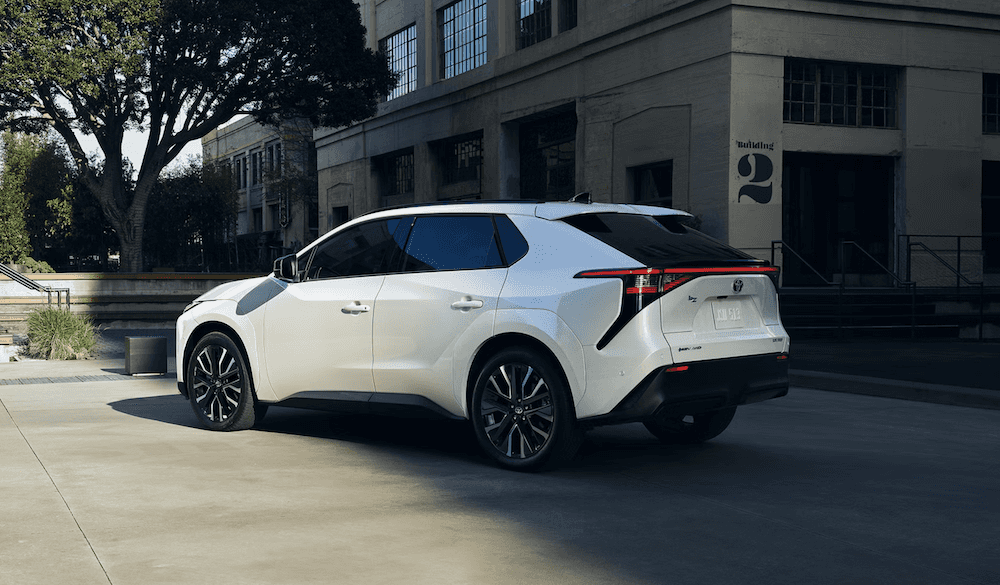 New white Toyota bZ for sale in Houston, TX