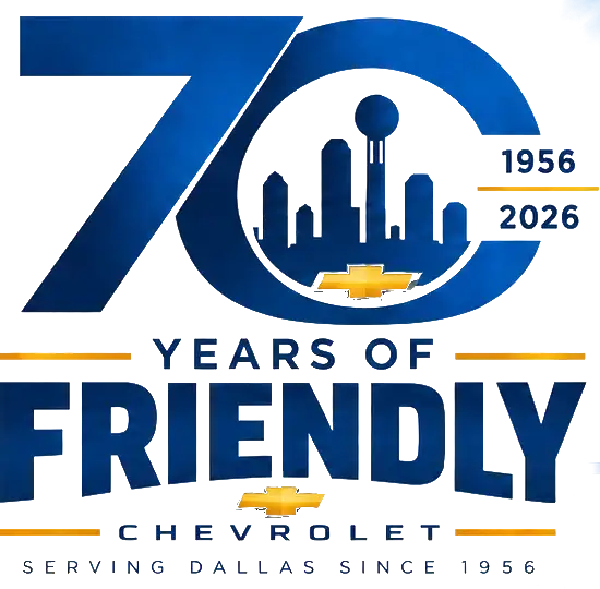 70 Years of Friendly — Friendly Chevrolet, 1956 to 2026, Serving Dallas Since 1956