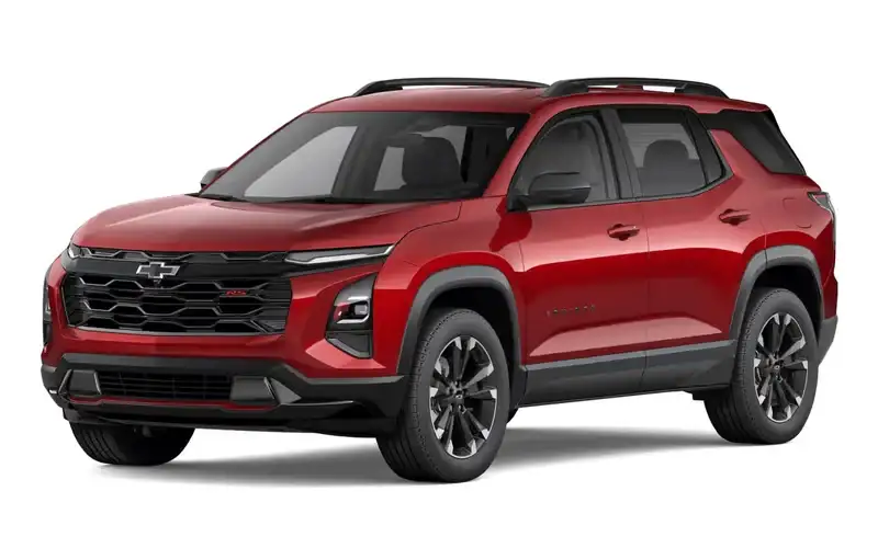 Red 2026 Chevrolet Equinox compact SUV