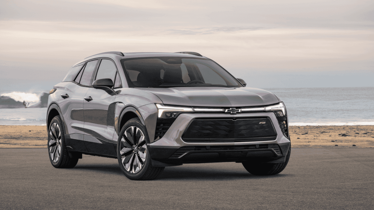The 2024 Chevrolet Blazer EV boasts an impressive EPA-estimated range of up to 324 miles on a full charge.