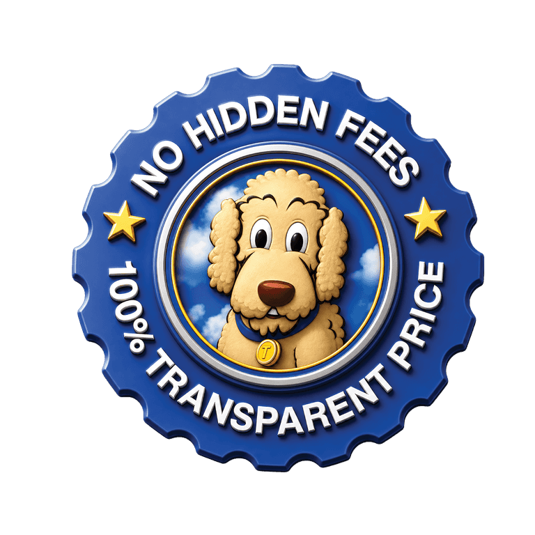 No Hidden Fees - 100% Transparent Price