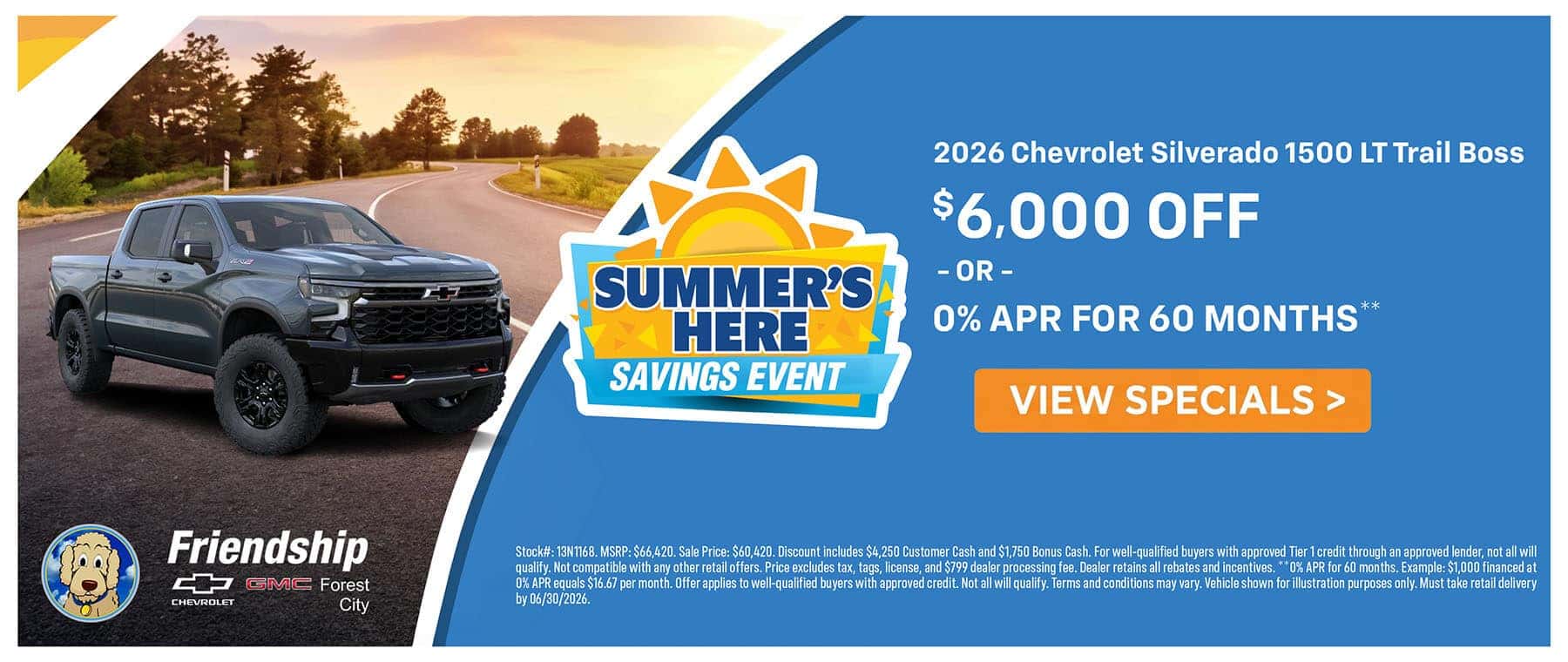 2026 CHEVY SILVERADO 1500 LT TRAIL BOSS