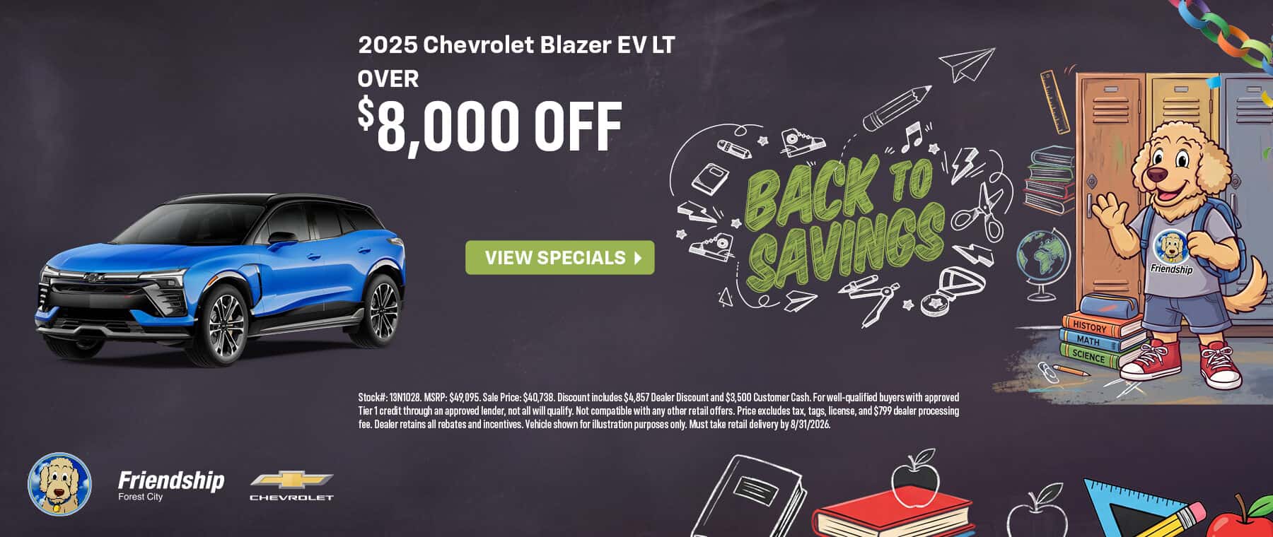 Over $8,000 off 2025 Chevrolet Blazer EV!