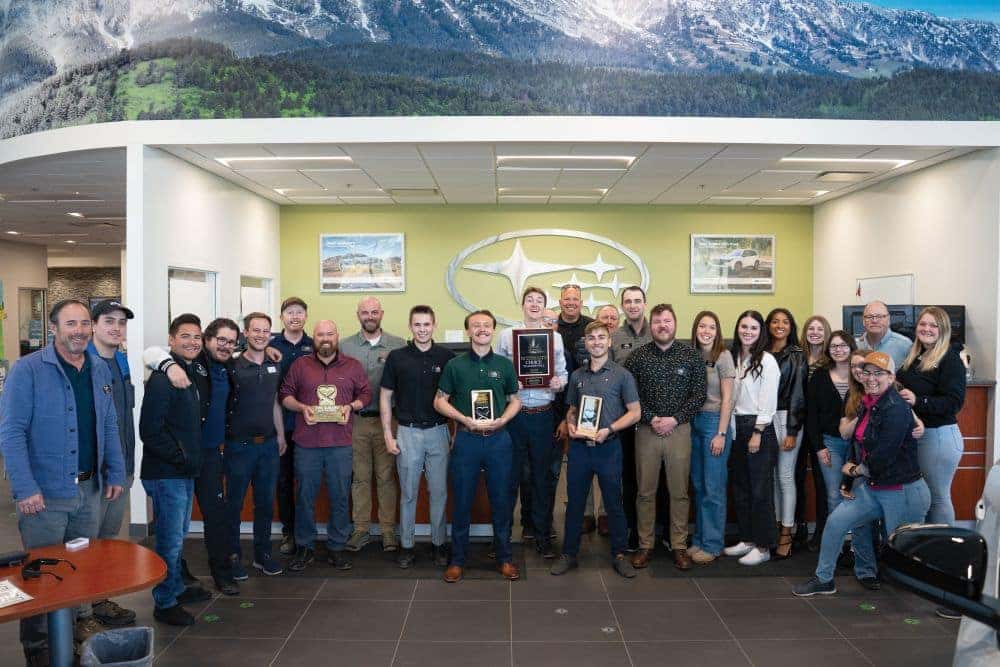 gallatin subaru staff is happy