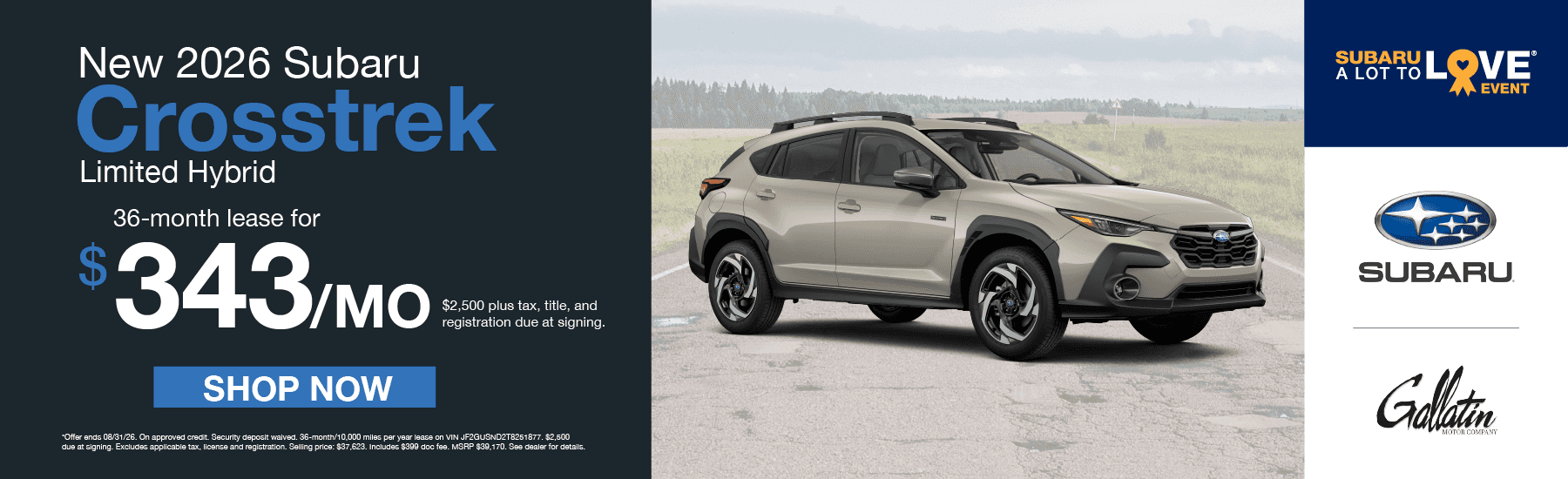 crosstrek banner