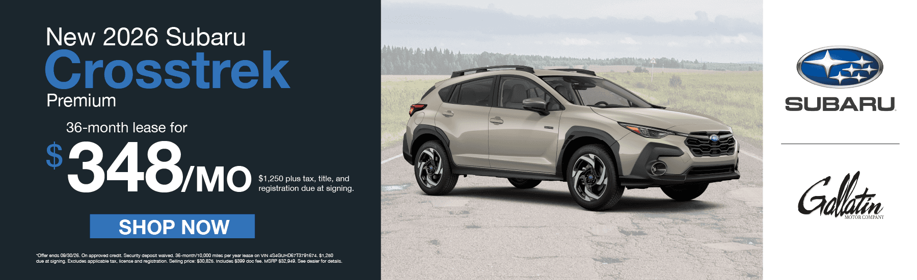 crosstrek banner