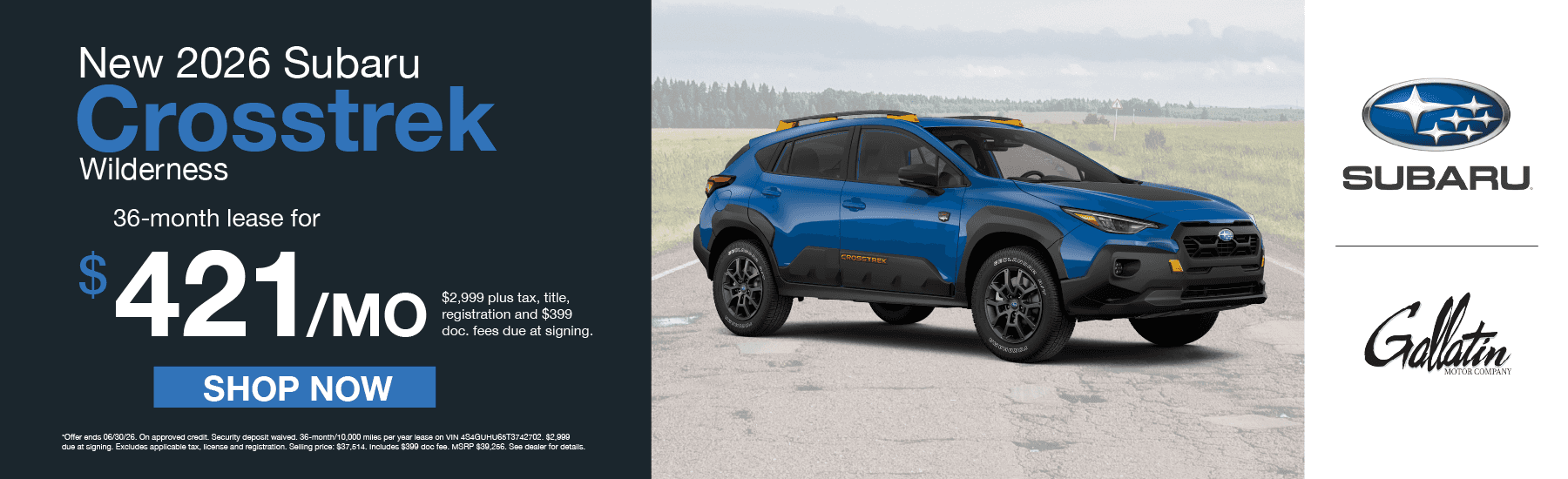 crosstrek banner