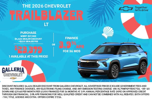 New 2026 Chevrolet Trailblazer LT