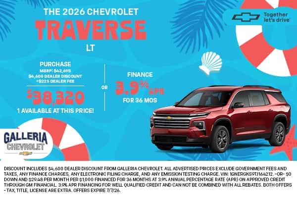 2026 Chevy Traverse LT