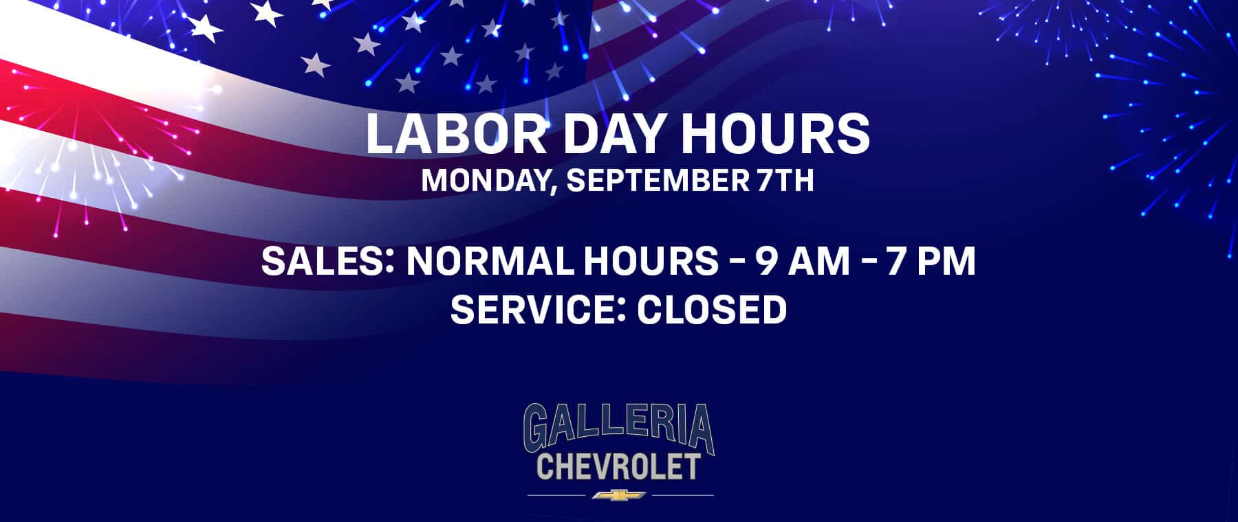 Labor Day Hours