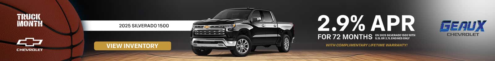 Geaux Chevrolet - Mar 25 - Multi-vehicle Offers - Silverado 1500