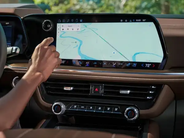 17.7-inch diagonal center touch-screen display