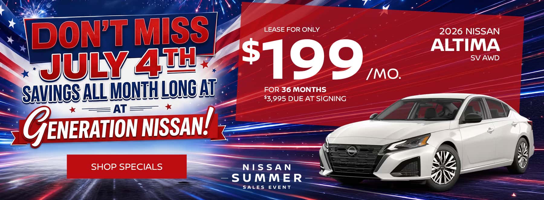 Altima July Special