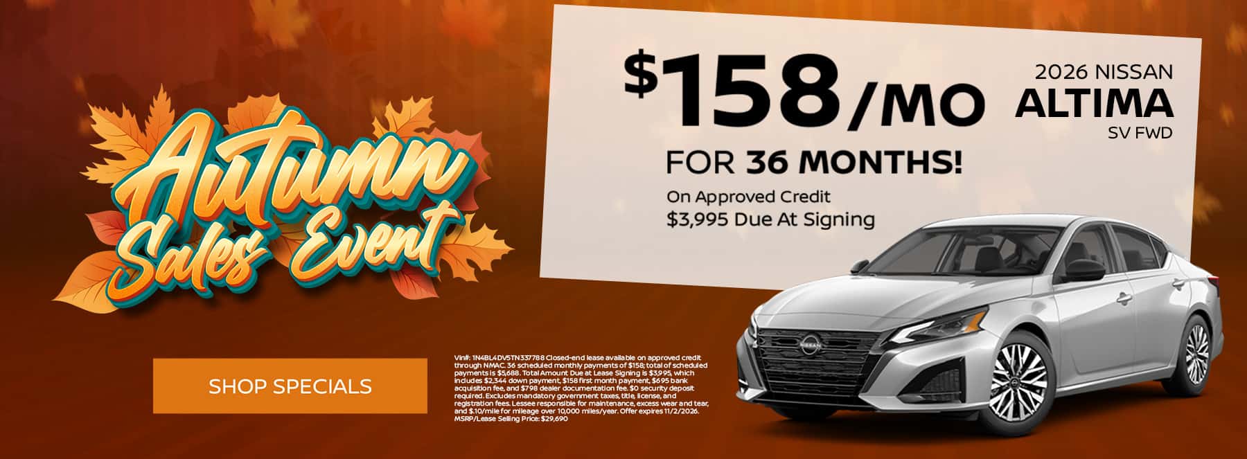 October Altima Special