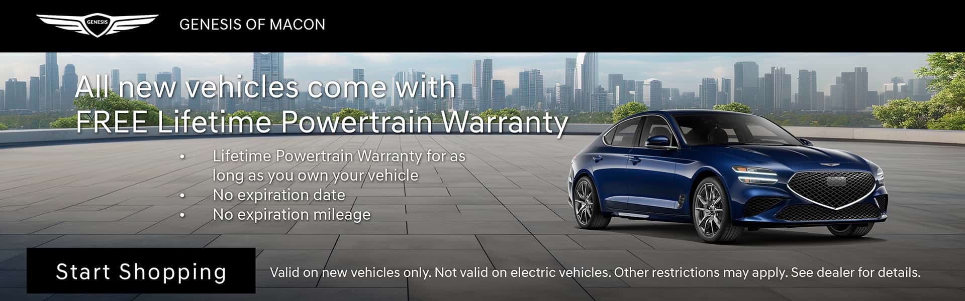 Free Lifetime Powertrain Warranty