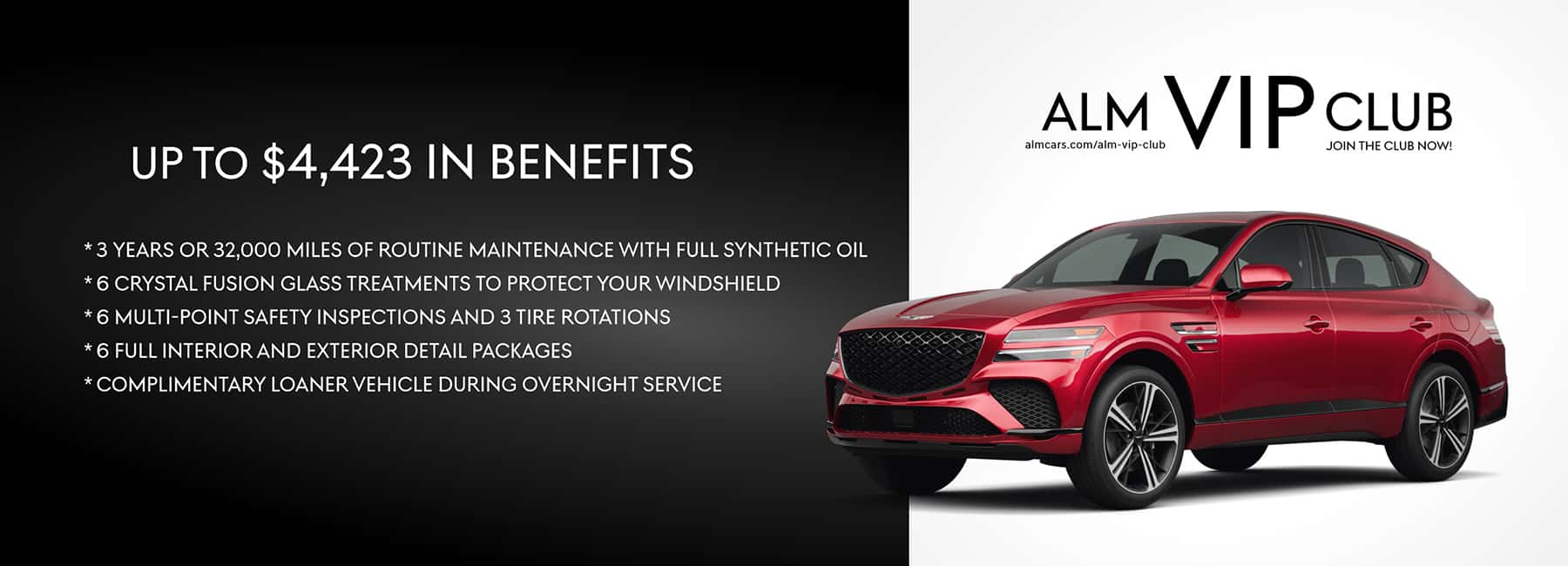 ALM VIP Club benefits. Genesis of Macon - Macon, GA