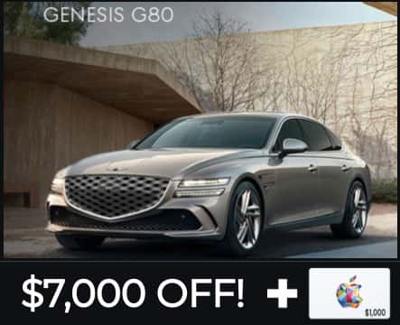 G80 $7000 off + $1000 gift card