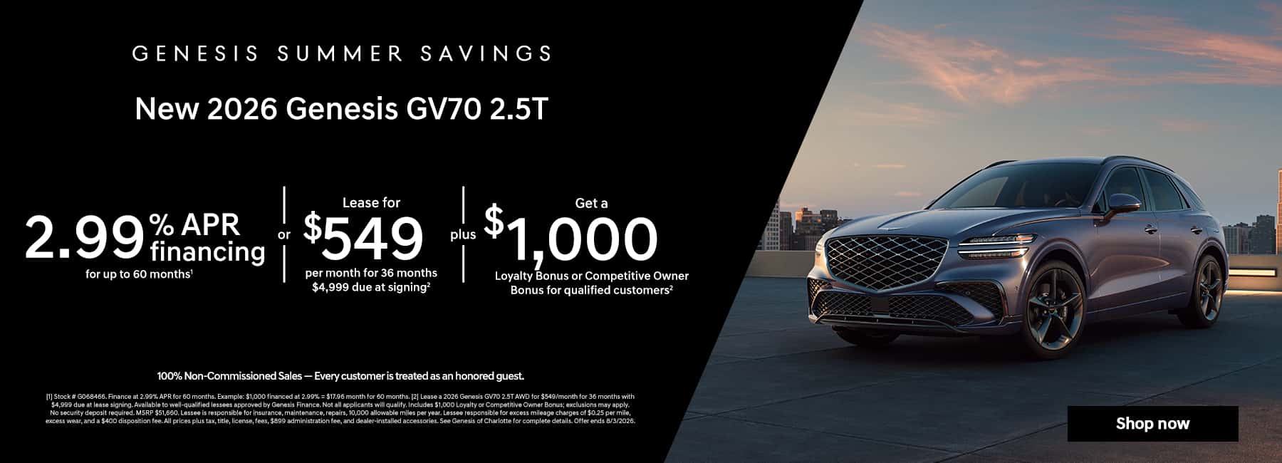 New 2026 Genesis GV70