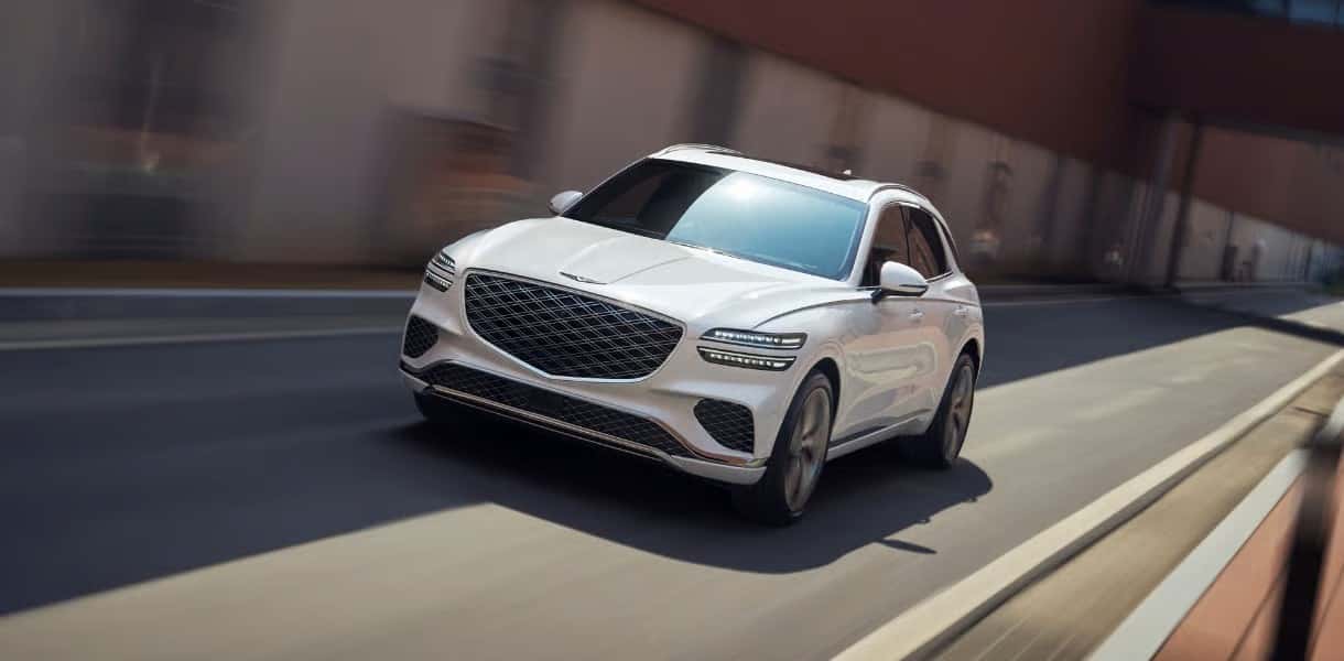 White Genesis GV70