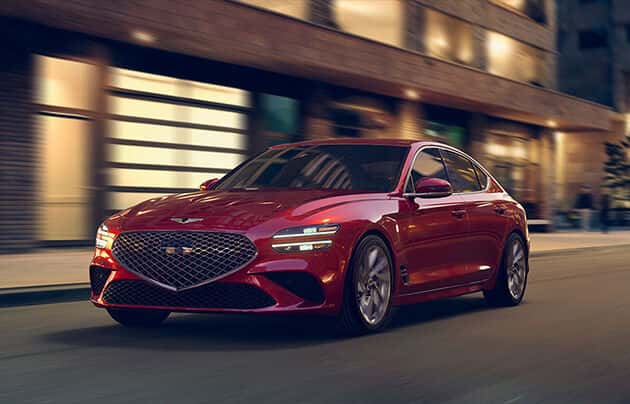 Red 2025 Genesis G70