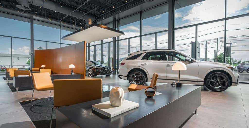 Genesis dealership lobby