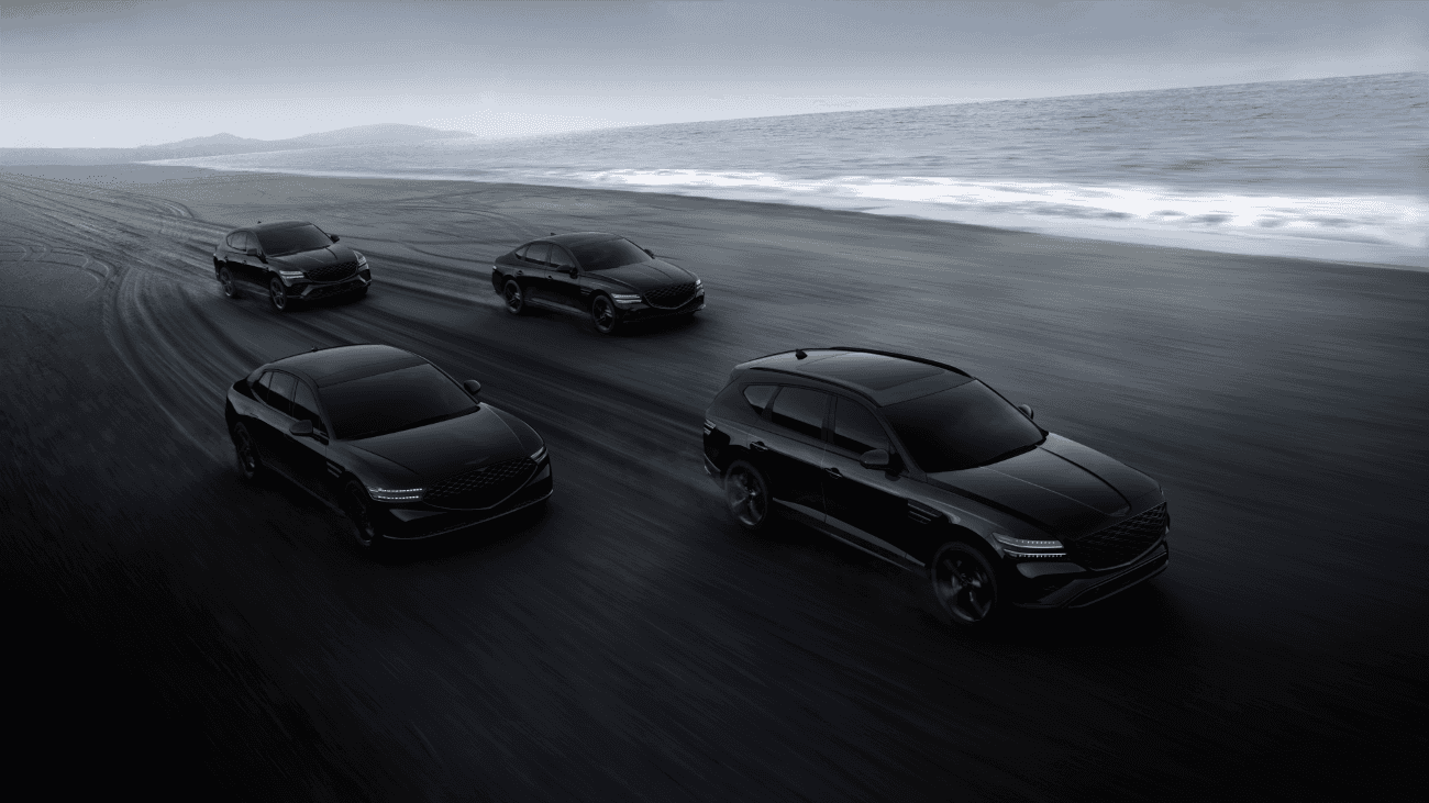 A lineup of vehicles at our Genesis dealership in Escondido, CA