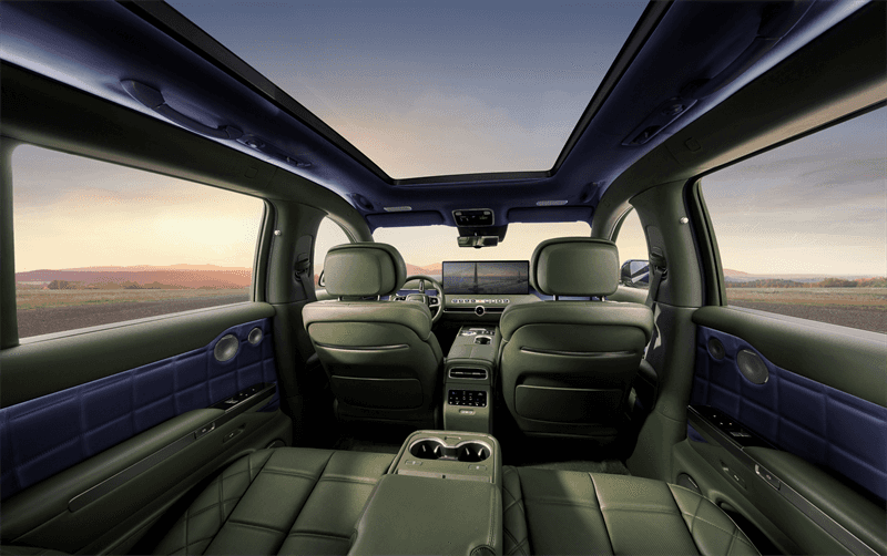 2028 Genesis GV90 backseat view